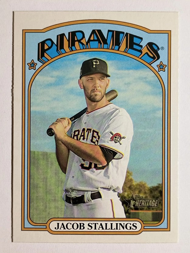 2021 Topps Heritage #352 Jacob Stallings
