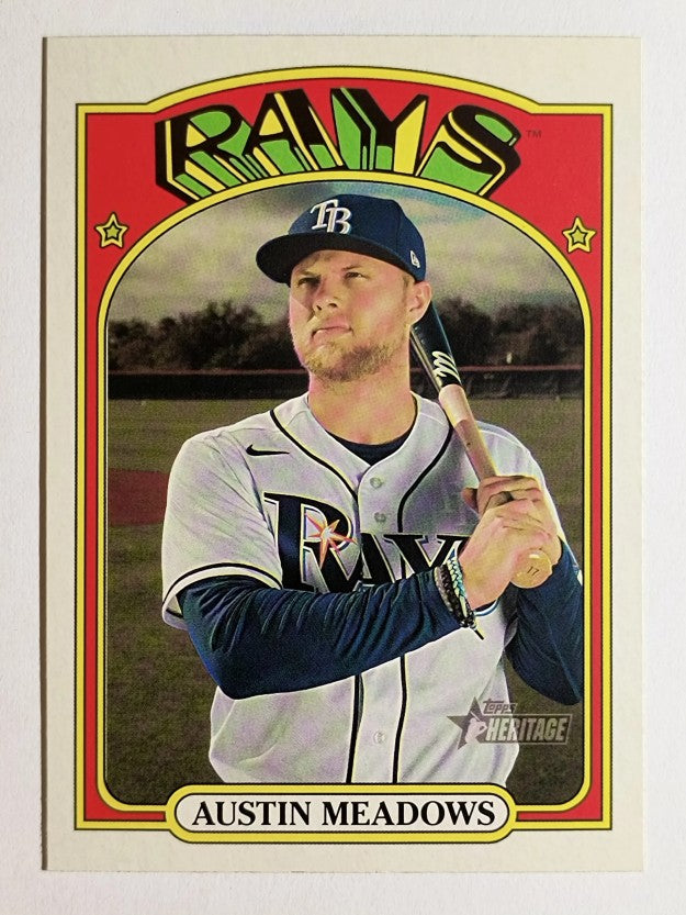 2021 Topps Heritage #364 Austin Meadows