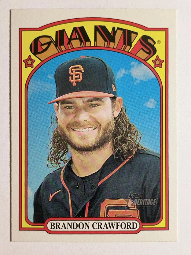 2021 Topps Heritage #372 Brandon Crawford