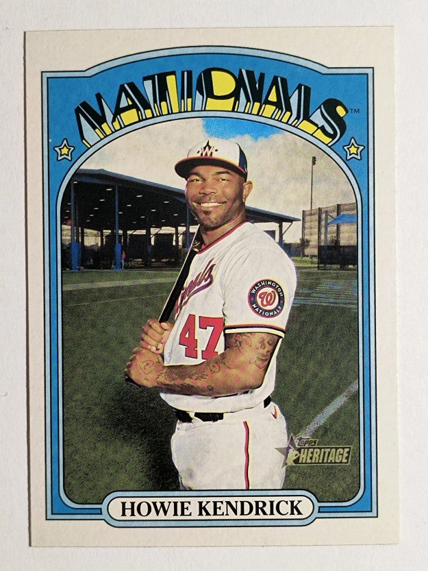 2021 Topps Heritage #379 Howie Kendrick