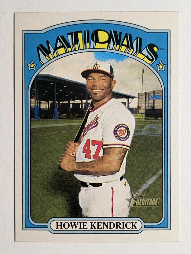 2021 Topps Heritage #379 Howie Kendrick