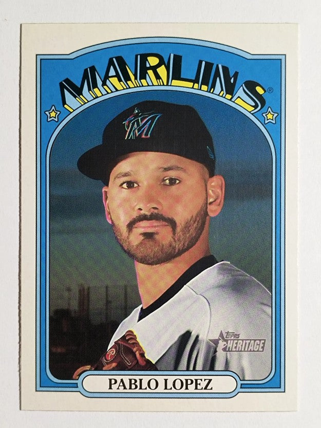 2021 Topps Heritage #385 Pablo Lopez