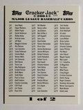 2004 Topps Cracker Jack Checklists #1 1-166