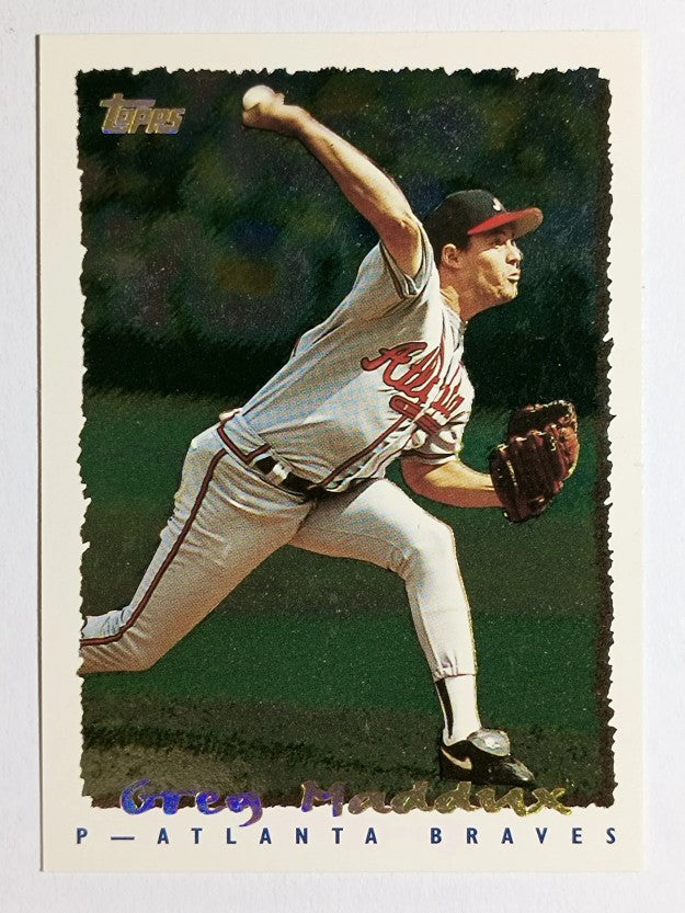 1995 Topps Cyberstats #158 Greg Maddux