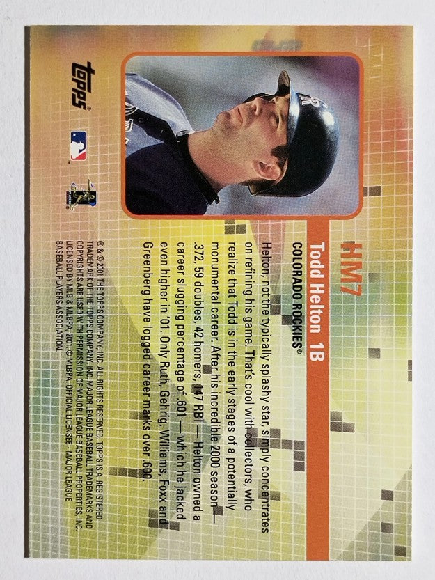 2002 Topps Hobby Masters #HM7 Todd Helton
