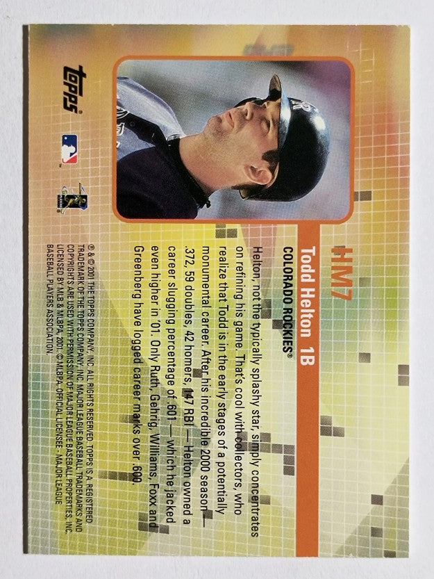 2002 Topps Hobby Masters #HM7 Todd Helton
