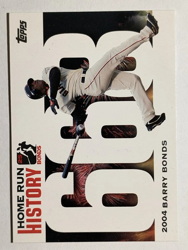 2005 Topps Barry Bonds Home Run History #668 Barry Bonds HR668