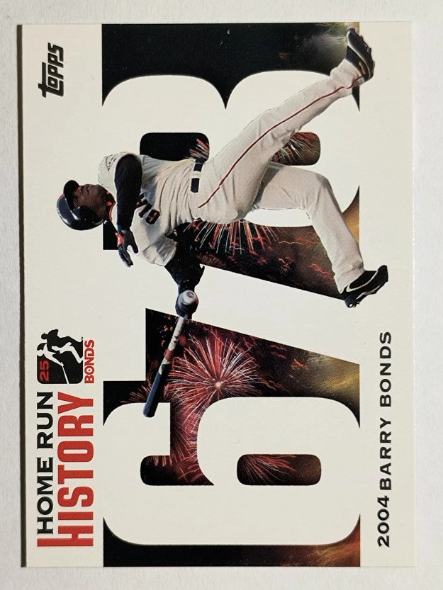 2005 Topps Barry Bonds Home Run History #678 Barry Bonds HR678
