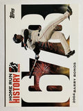 2005 Topps Barry Bonds Home Run History #678 Barry Bonds HR678