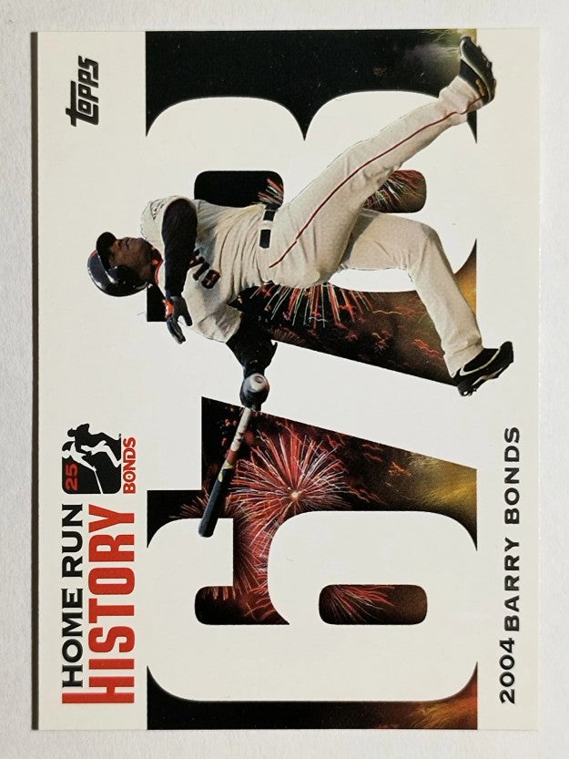 2005 Topps Barry Bonds Home Run History #678 Barry Bonds HR678