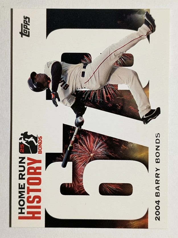 2005 Topps Barry Bonds Home Run History #679 Barry Bonds HR679