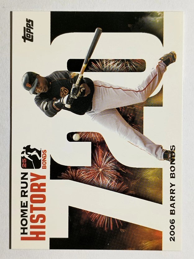 2005 Topps Barry Bonds Home Run History #720 Barry Bonds HR720
