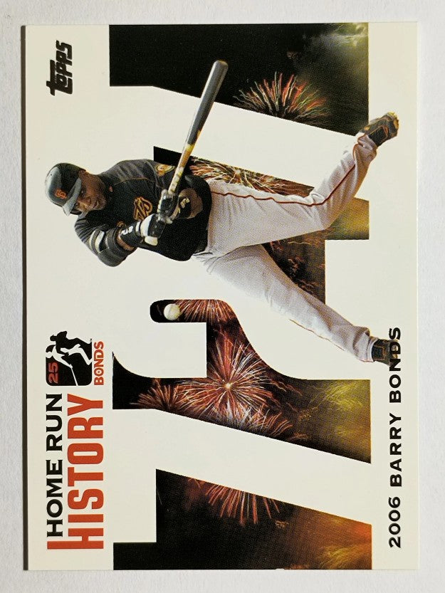 2005 Topps Barry Bonds Home Run History #727 Barry Bonds HR727