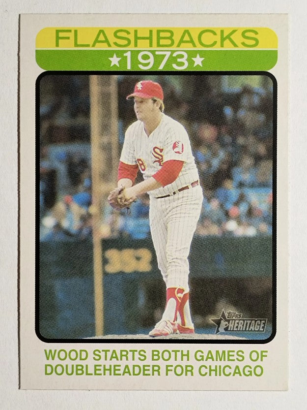 2022 Topps Heritage Baseball Flashbacks #BF13 Wilbur Wood