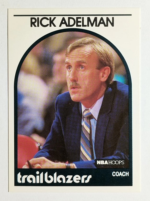 1989-90 Hoops #291 Rick Adelman CO