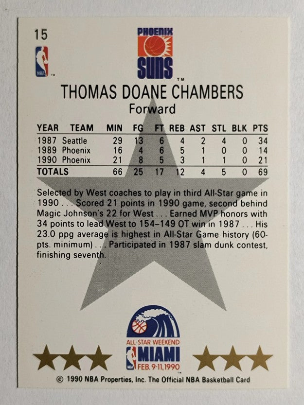 1990-91 Hoops #15 Tom Chambers AS SP