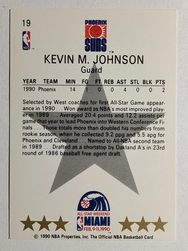1990-91 Hoops #19 Kevin Johnson AS SP