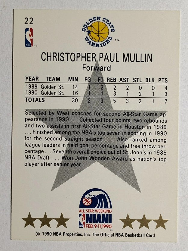 1990-91 Hoops #22 Chris Mullin AS SP