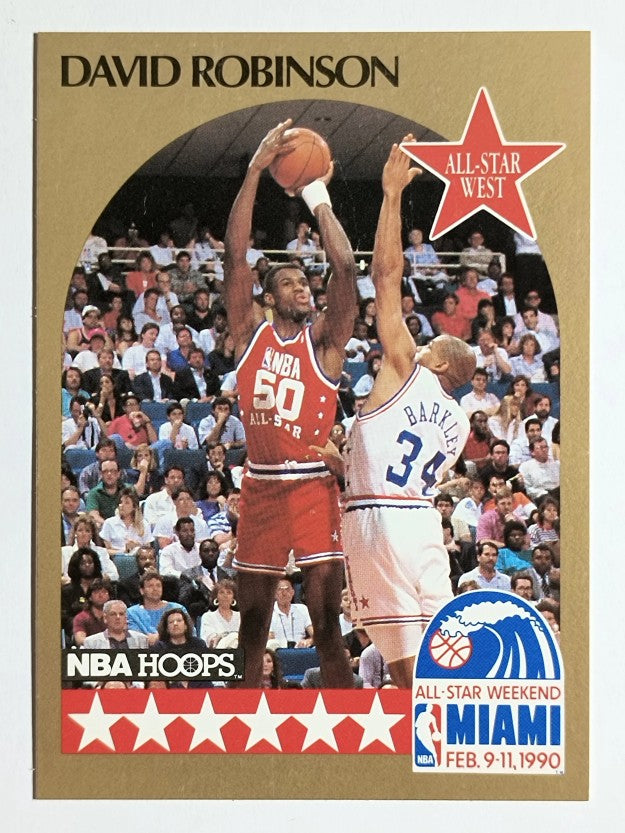 1990-91 Hoops #24 David Robinson AS SP