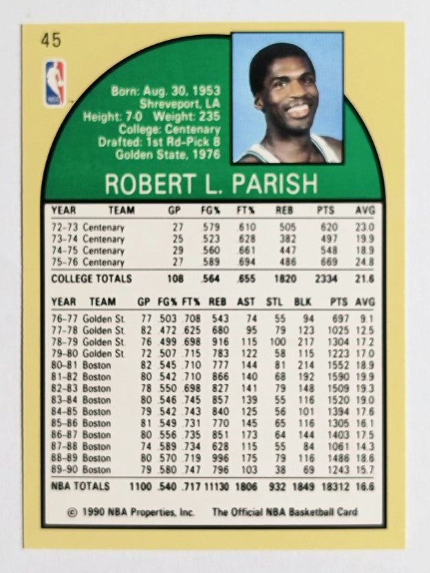 1990-91 Hoops #45 Robert Parish
