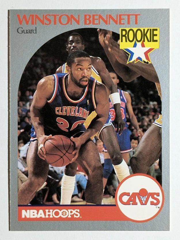 1990-91 Hoops #70 Winston Bennett