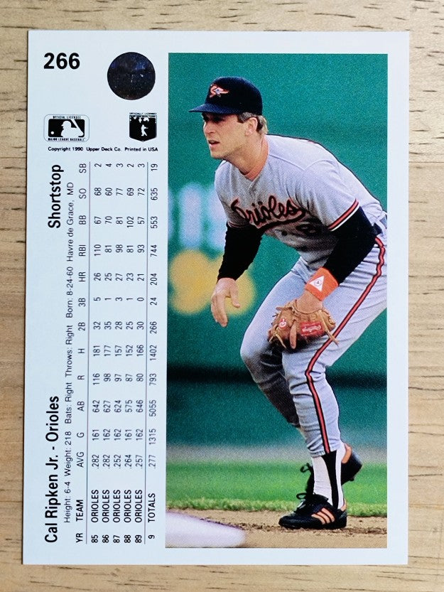 1990 Upper Deck #266 Cal Ripken