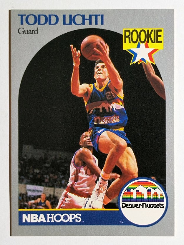 1990-91 Hoops #98 Todd Lichti RC