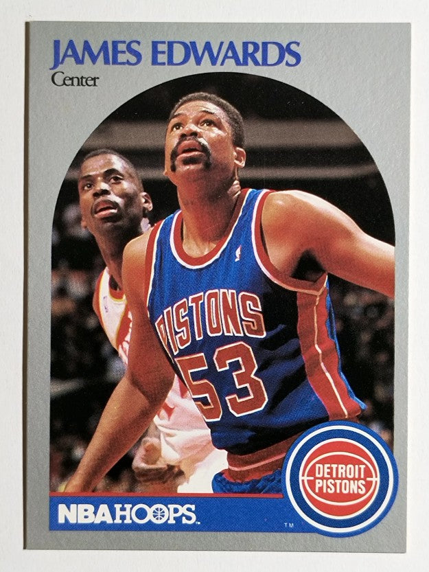 1990-91 Hoops #104 James Edwards