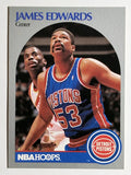 1990-91 Hoops #104 James Edwards