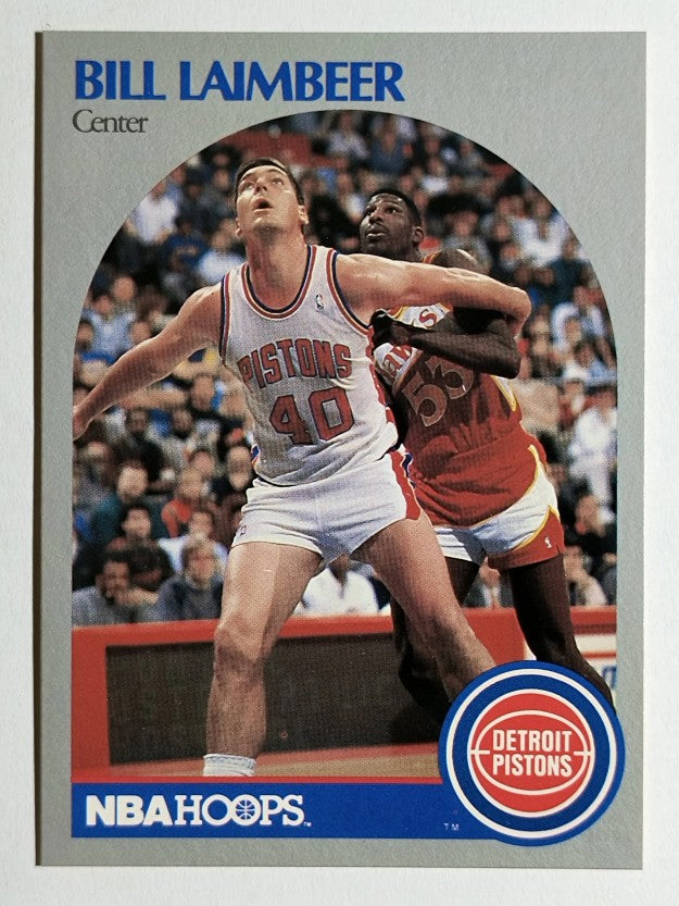 1990-91 Hoops #108 Bill Laimbeer