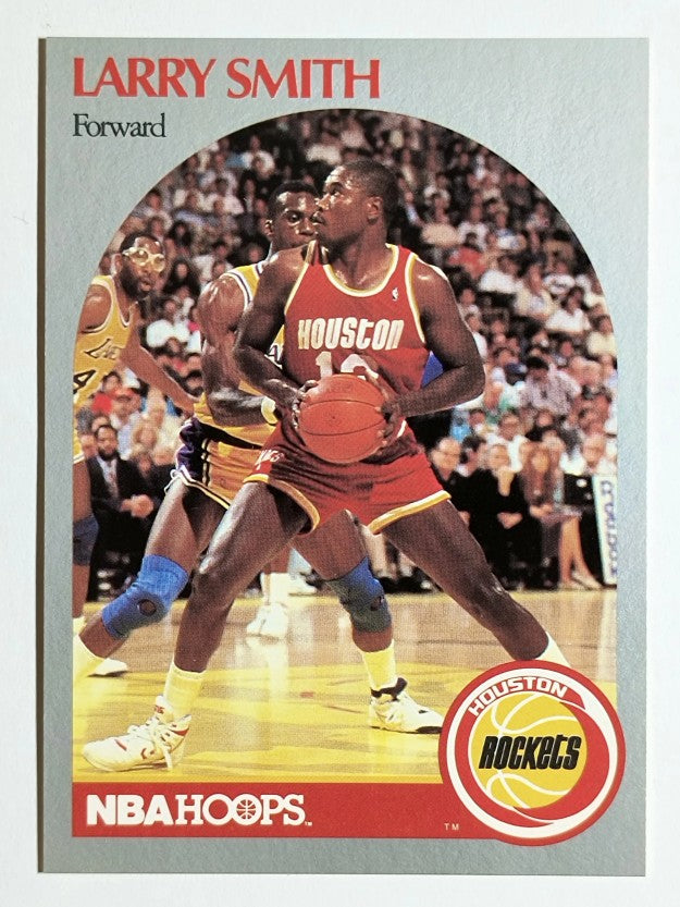 1990-91 Hoops #128 Larry Smith