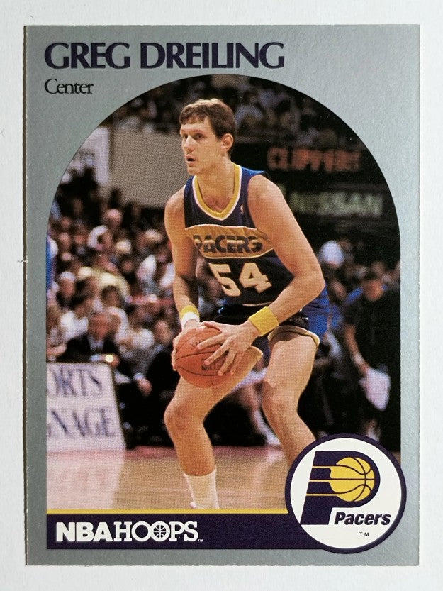 1990-91 Hoops #132 Greg Dreiling RC