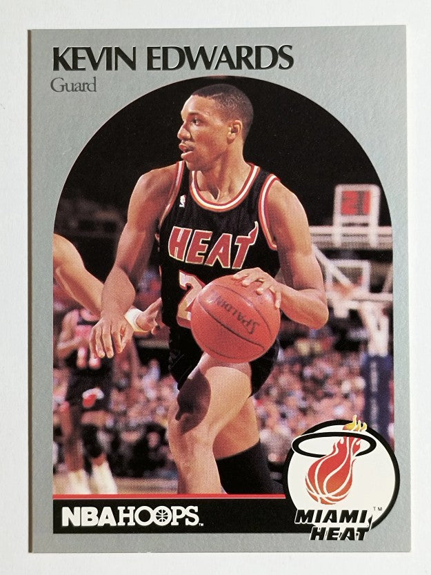1990-91 Hoops #165 Kevin Edwards