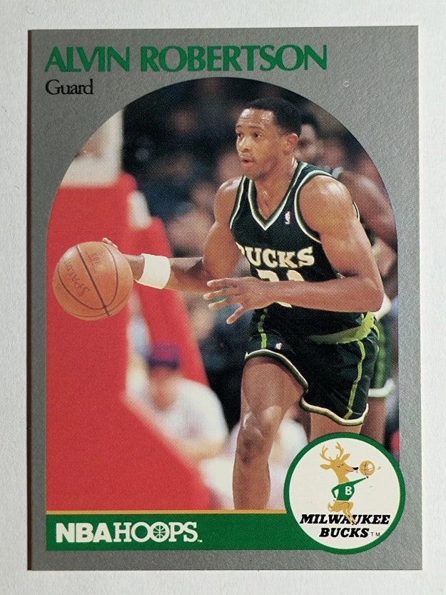 1990-91 Hoops #182 Alvin Robertson