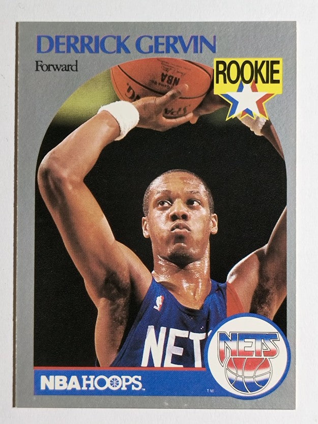 1990-91 Hoops #196 Derrick Gervin
