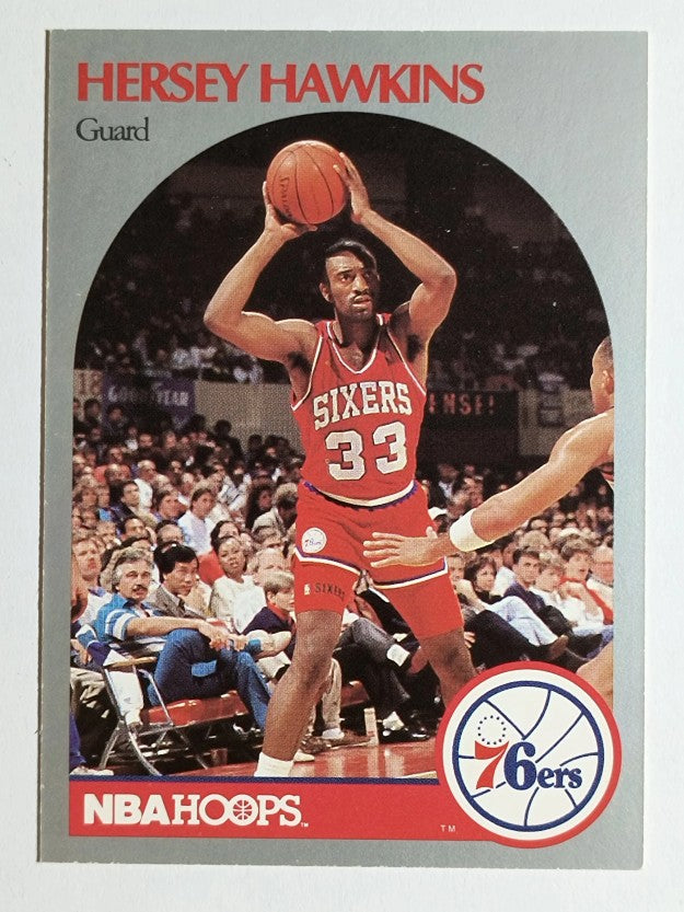 1990-91 Hoops #229 Hersey Hawkins