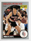 1990-91 Hoops #248 Drazen Petrovic RC (NM)