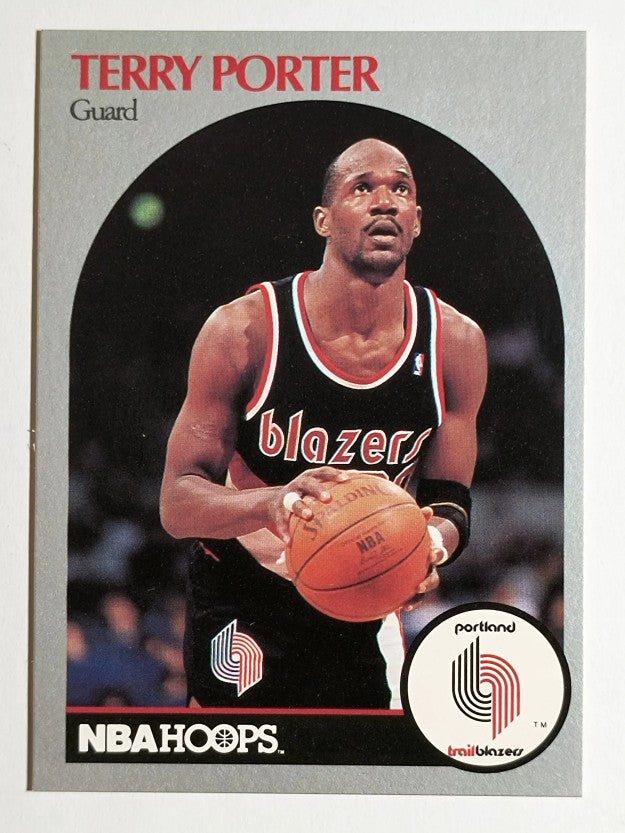 1990-91 Hoops #249B Terry Porter COR