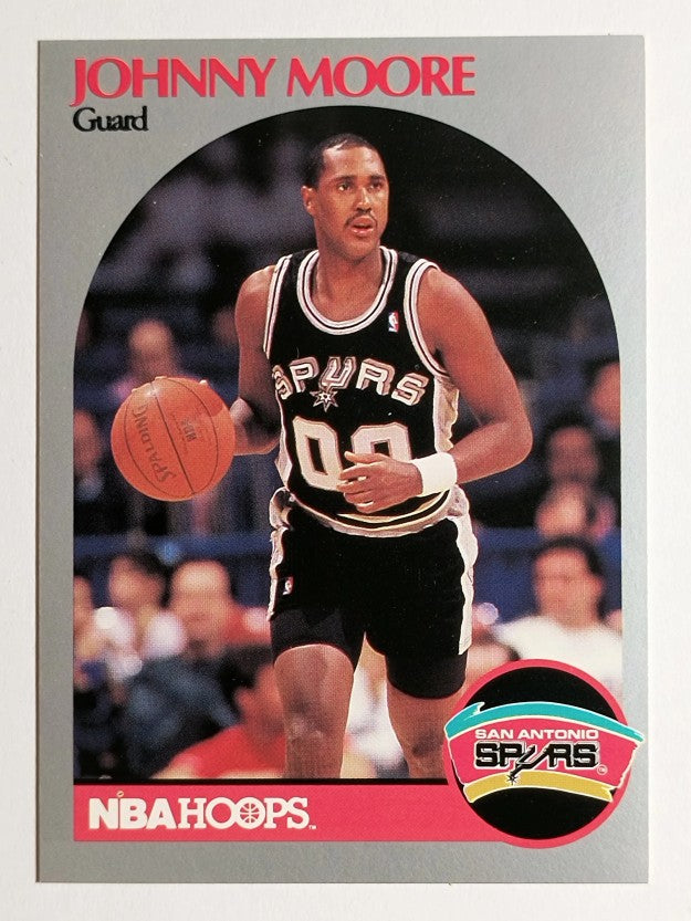 1990-91 Hoops #269 Johnny Moore SP
