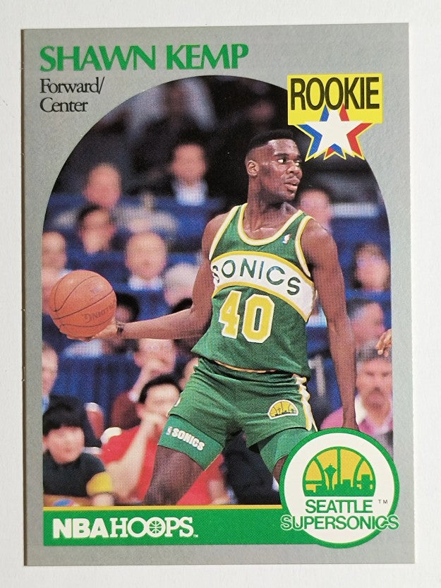 1990-91 Hoops #279 Shawn Kemp RC