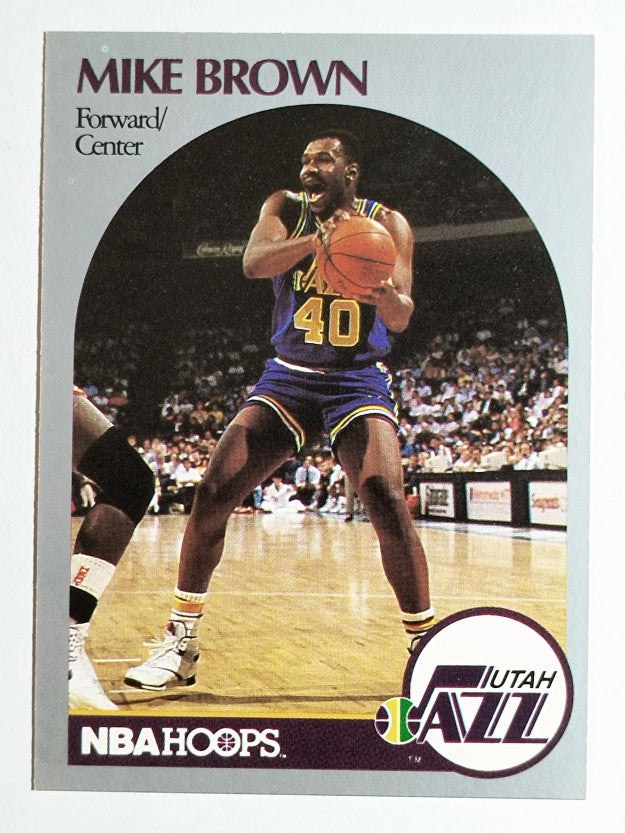 1990-91 Hoops #286 Mike Brown