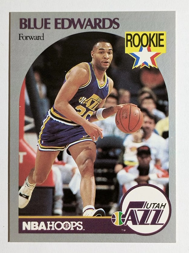 1990-91 Hoops #288 Blue Edwards RC