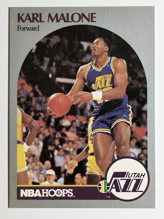 1990-91 Hoops #292 Karl Malone