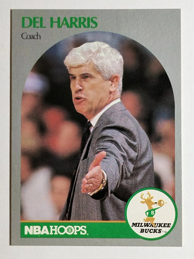 1990-91 Hoops #319 Del Harris CO
