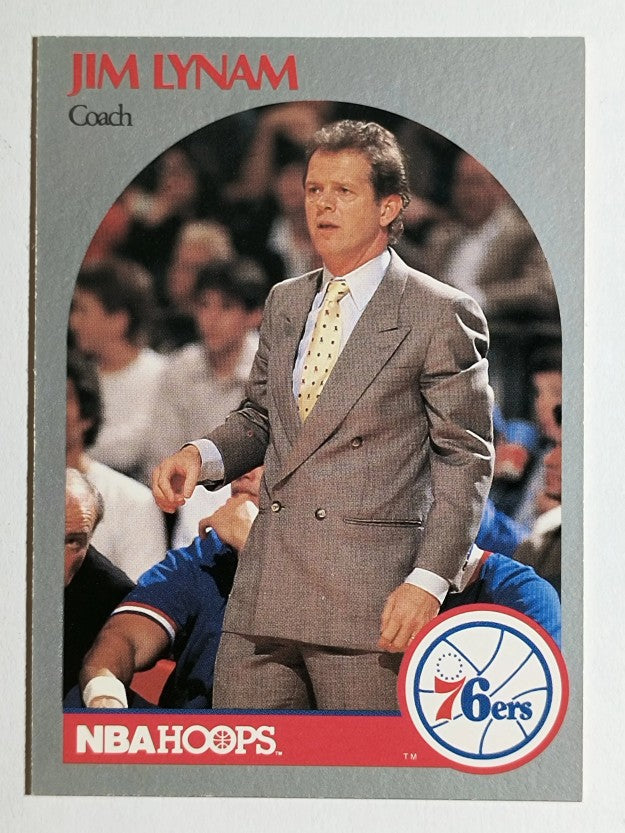 1990-91 Hoops #324 Jim Lynam CO