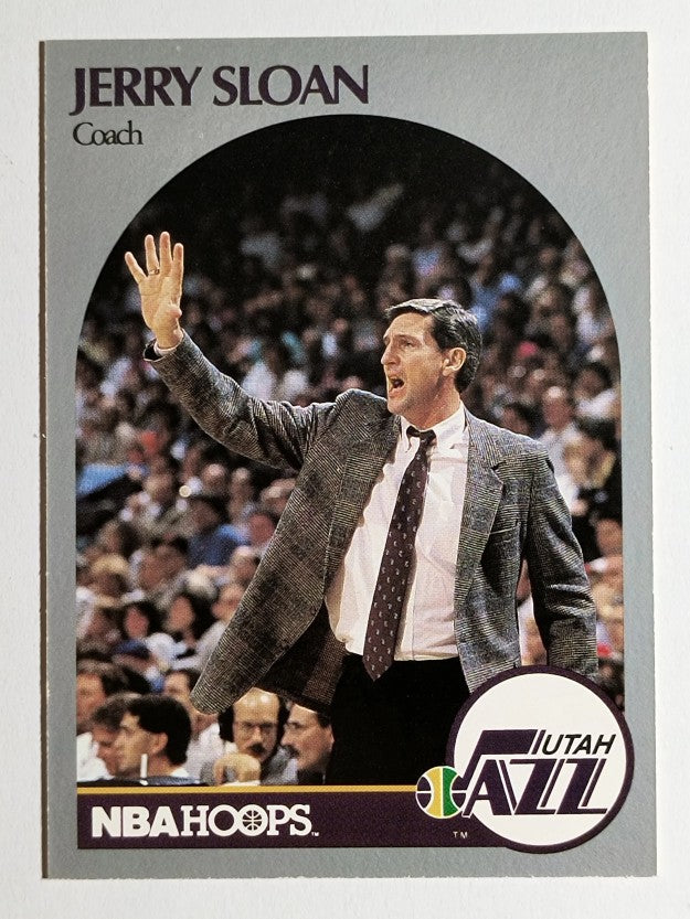 1990-91 Hoops #330 Jerry Sloan CO