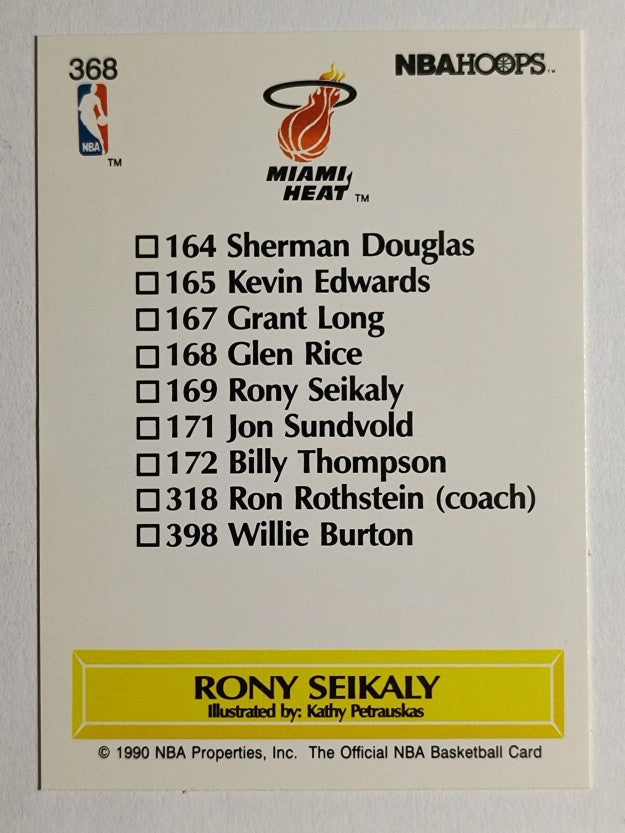 1990-91 Hoops #368 Rony Seikaly TC