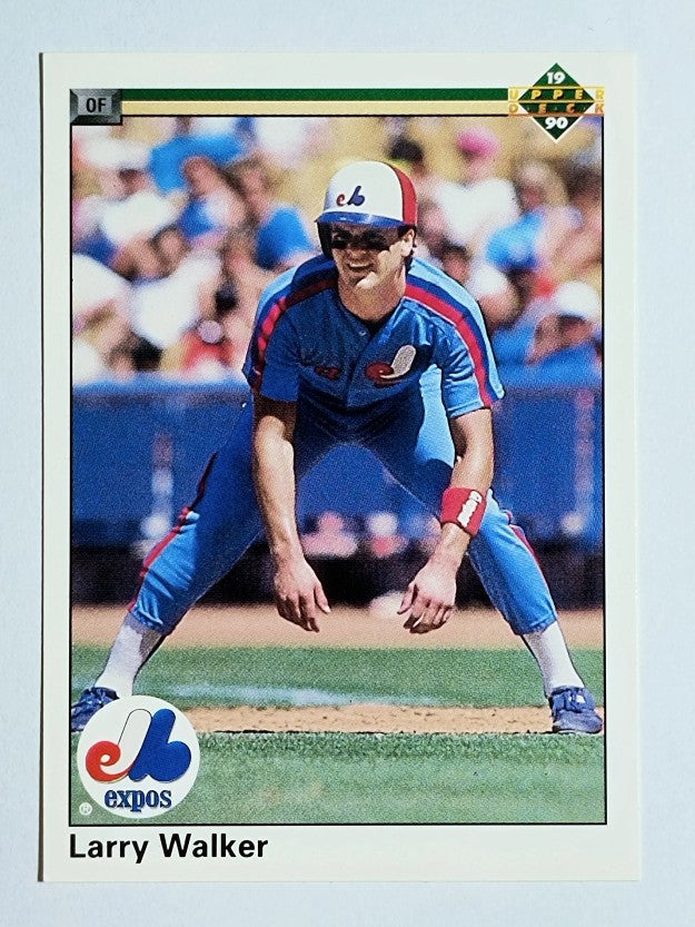1990 Upper Deck #466 Larry Walker RC