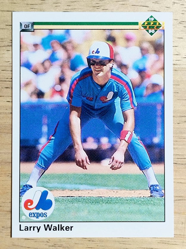 1990 Upper Deck #466 Larry Walker RC