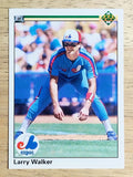 1990 Upper Deck #466 Larry Walker RC